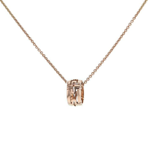 <CHIBA>PARENTESI NECKLACE PINK GOLD