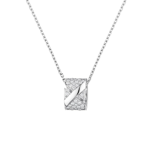 <CHIBA>LIENS EVIDENCE DIAMOND PAVED NECKLACE