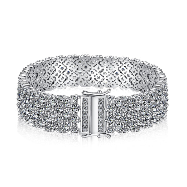 <CHIBA>Ornate Elegant Round Cut Party Bracelet