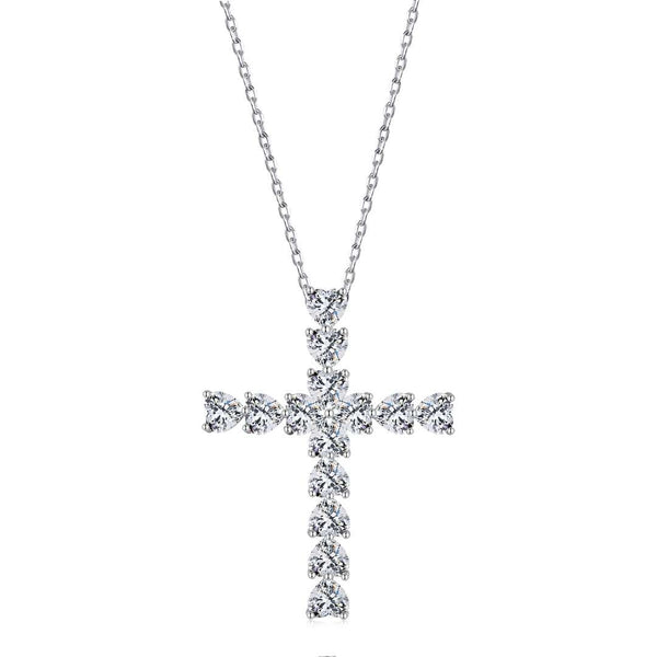 <CHIBA>Radiant Cross Shape Necklace
