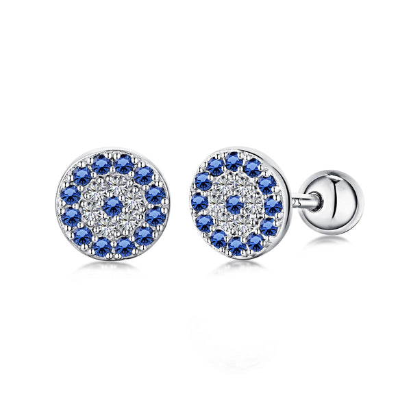 <CHIBA>Devil's Eye Ear Bone Nail Earrings