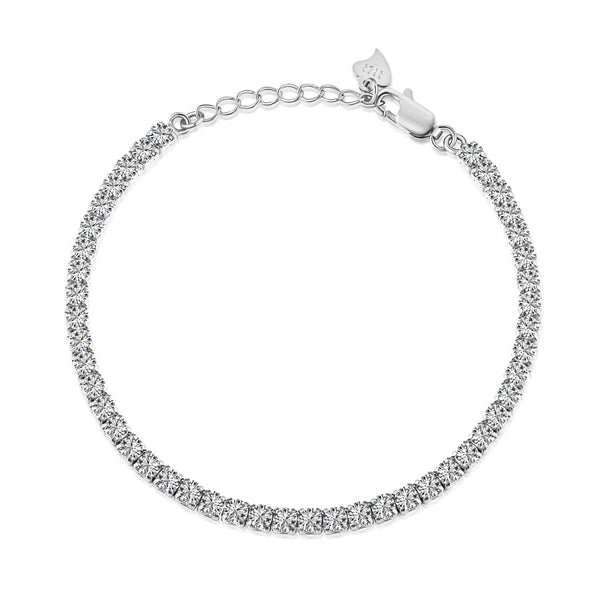<CHIBA>Sparkling Round Cut Daily Bracelet
