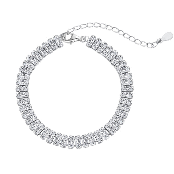 <CHIBA>Exquisite Emerald Cut Daily Bracelet