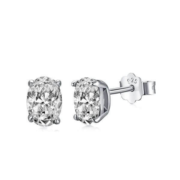 <CHIBA>Oval Classic Dignified Elegant Earrings