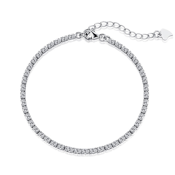 <CHIBA>Elegant Emerald Cut Daily Bracelet