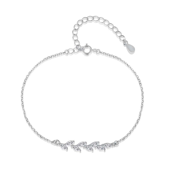 <CHIBA>Elegant Wheat Leaves Shape Bracelet