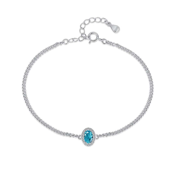 <CHIBA>Exquisite Oval Shape Bracelet