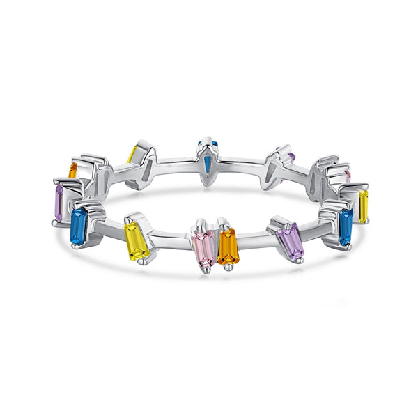 <CHIBA>Unique Trapezoid Cut Daily Ring
