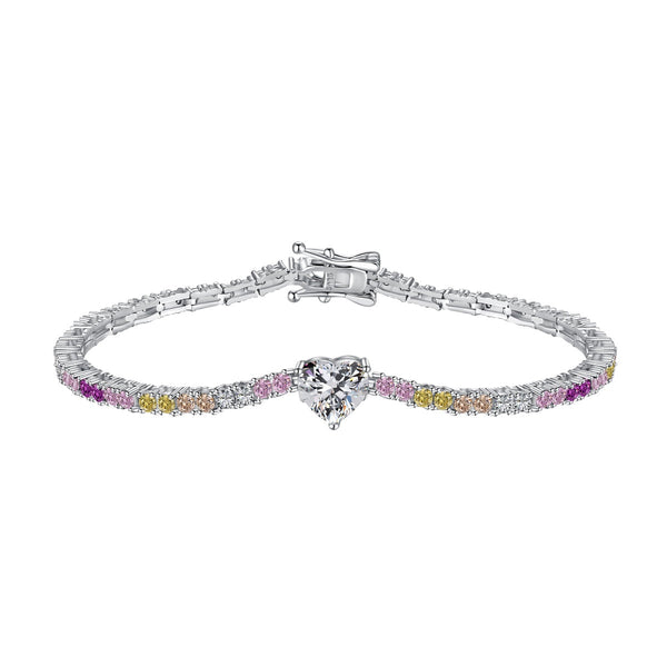 <CHIBA>Delicate Romantic Heart Shape Lover Bracelet