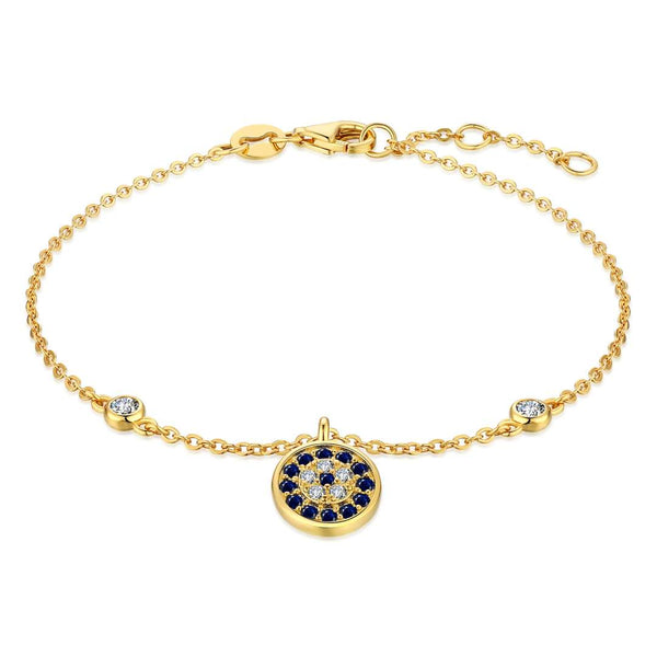 <CHIBA>Devil's Eye Round Shape Bracelet