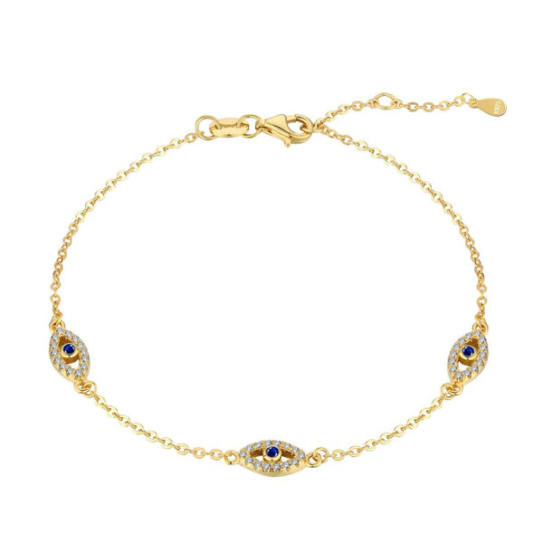 <CHIBA>Evil Eye Shape Pendent Necklace