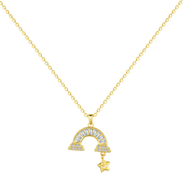 <CHIBA>Unique Rainbow Star Necklace