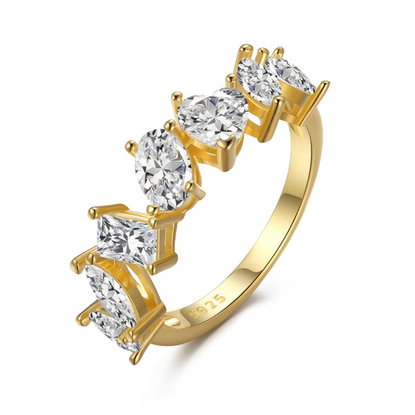 <CHIBA>Delicate Multi Cut Ring