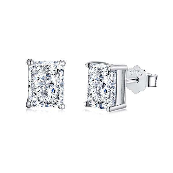 <CHIBA>Radiant Luxurious Princess Cut Daily Earrings