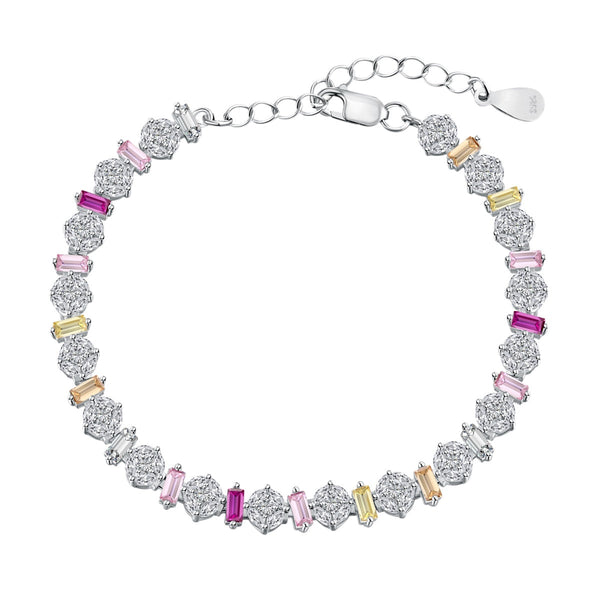 <CHIBA>Radiant Colorful Round Shape Daily Bracelet