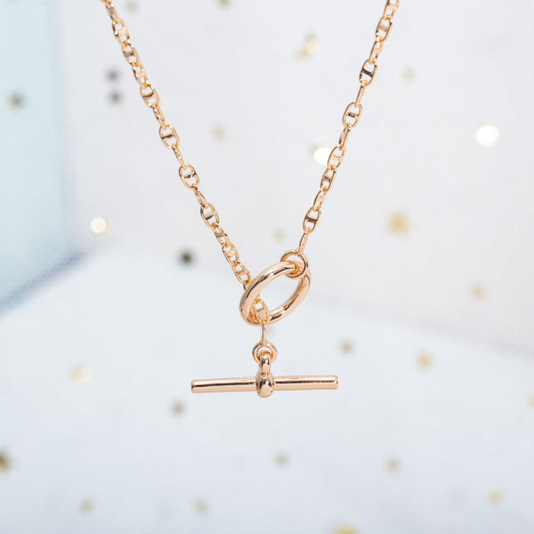 <CHIBA>ECHAPPEE NECKLACE PINK GOLD