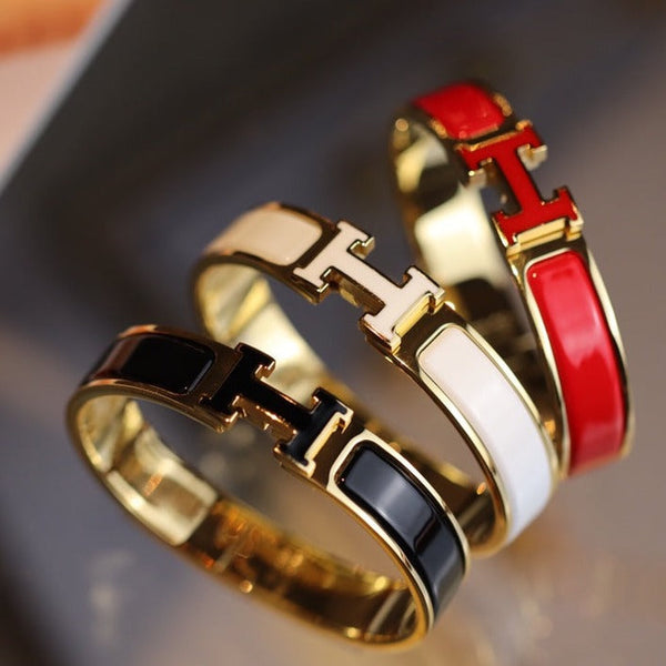 <CHIBA>H BRACELET 12MM GOLD