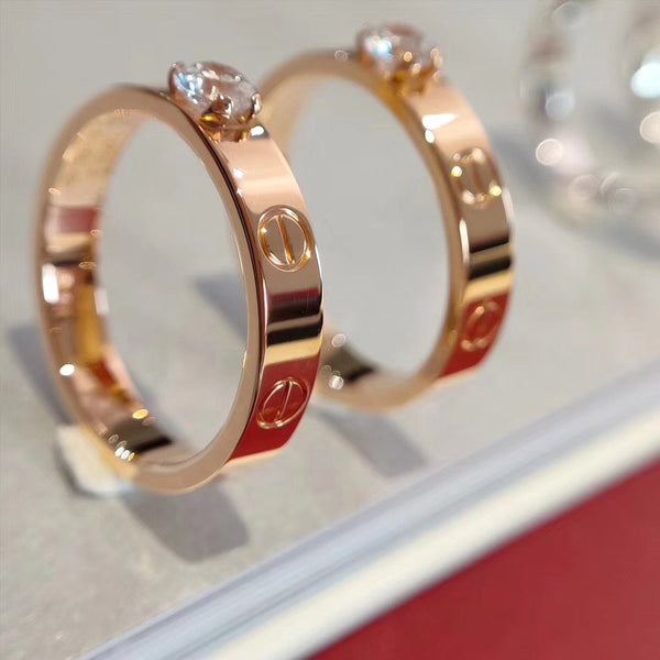 <CHIBA>LOVE RING 3.6MM 1 BIG DIAMOND