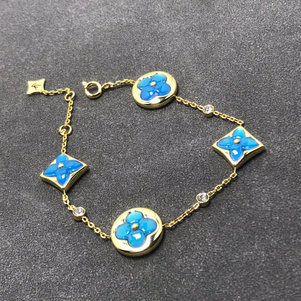 <CHIBA>STAR AND SUN TURQUOISE 4 MOTIFS 3 DIAMONDS