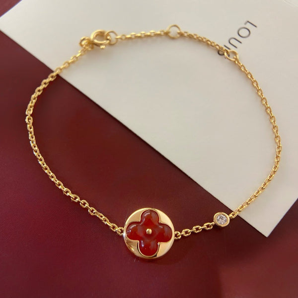 <CHIBA>SUN PEDANT CARNELIAN BRACELET