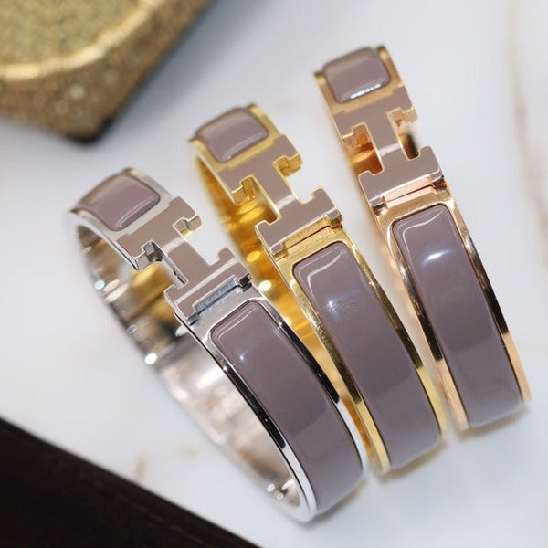 <CHIBA>H BRACELET 12MM BROWN
