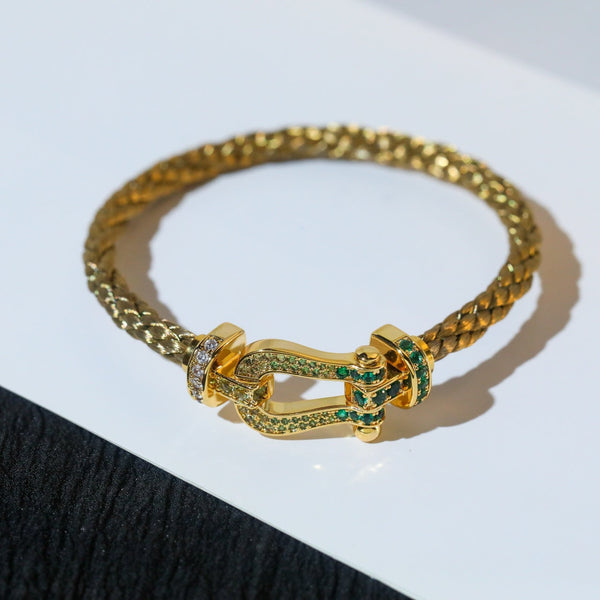 <CHIBA>FORCE 10 GOLD GREEN DIAMOND PAVED