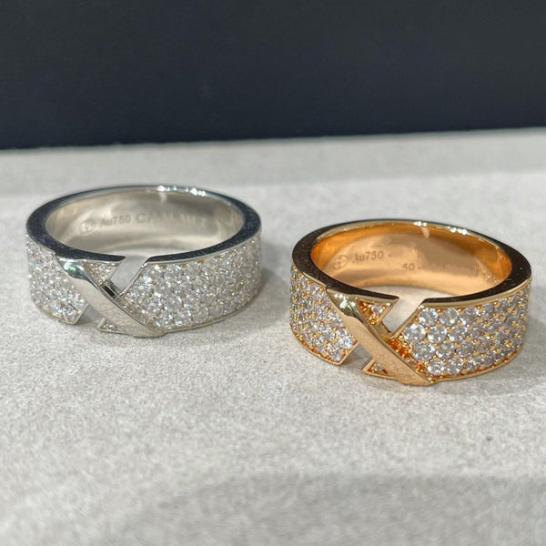 <CHIBA>LIENS EVIDENCE DIAMOND PAVED RING