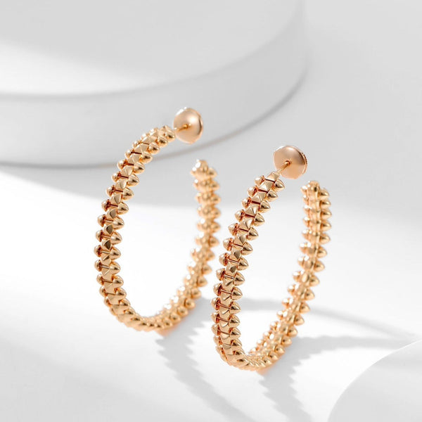 <CHIBA>CLASH HOOP EARRINGS