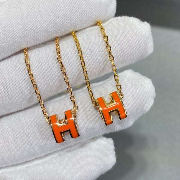 <CHIBA>MINI POP H NECKLACE