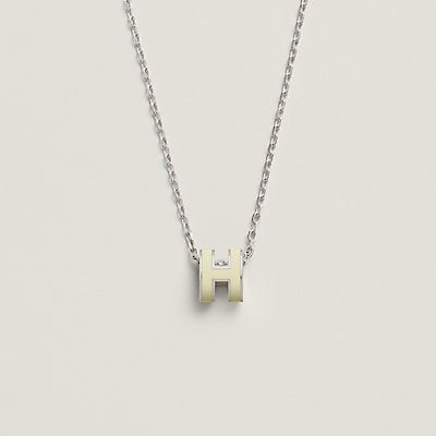 <CHIBA>HM CLIC YELLOW ENAMEL GOLD NECKLACE