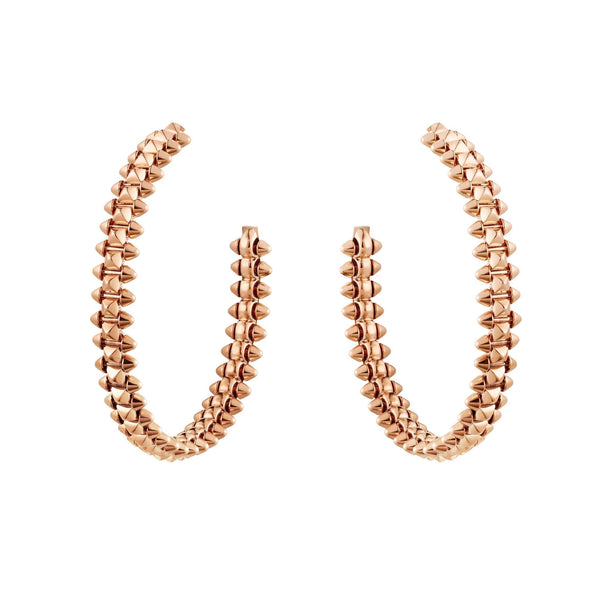 <CHIBA>CLASH LARGE HOOP EARRINGS