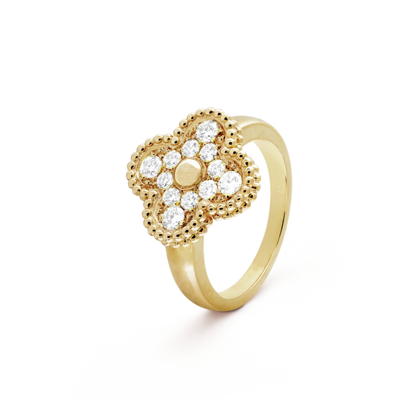 <CHIBA>CLOVER DIAMOND RING