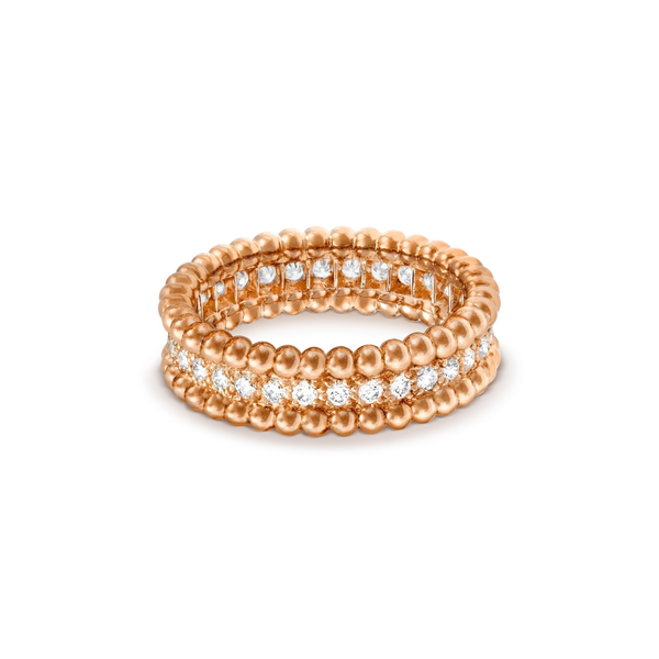 <CHIBA>PERLEE DIAMOND ROSE GOLD RING
