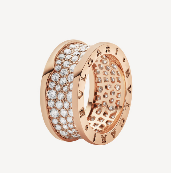 <CHIBA>ZERO 1 WITH PAVED DIAMONDS ON THE SPIRAL RING