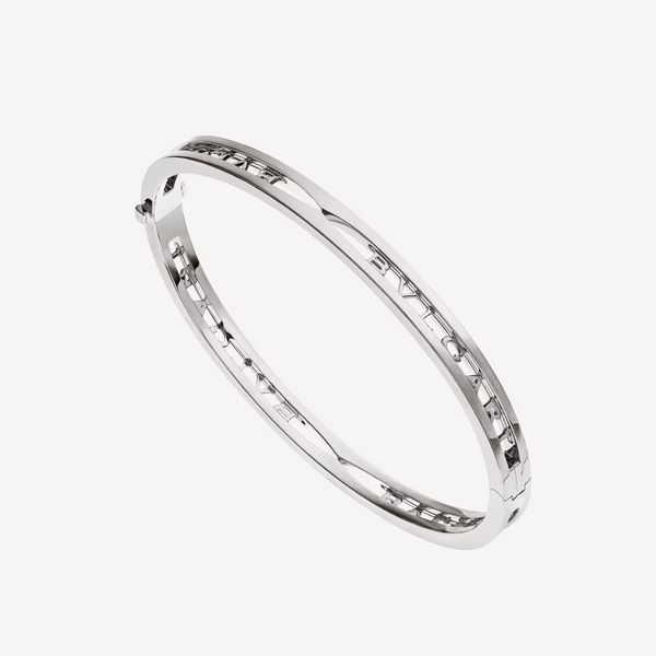 <CHIBA>ZERO 1 SPIRAL LOGO SILVER BRACELET