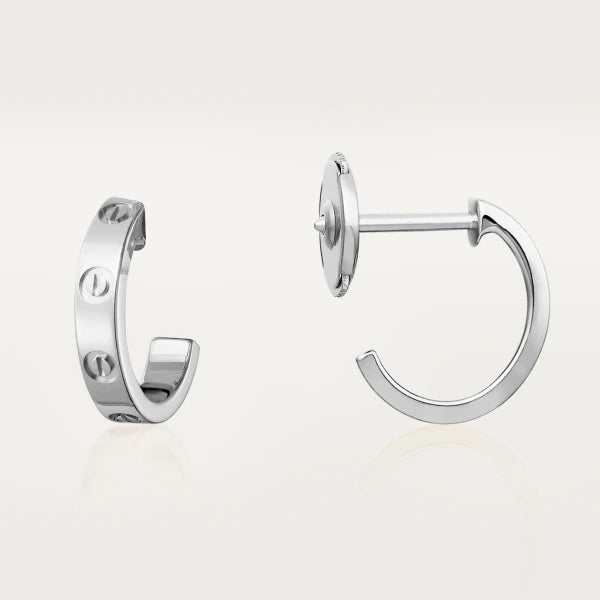 <CHIBA>LOVE EARRINGS 2.65MM SILVER
