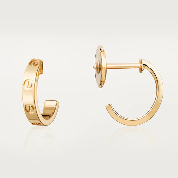 <CHIBA>LOVE EARRINGS 2.65MM PINK GOLD