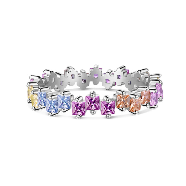 <CHIBA>Mixed Colorful Square Staggered Rings