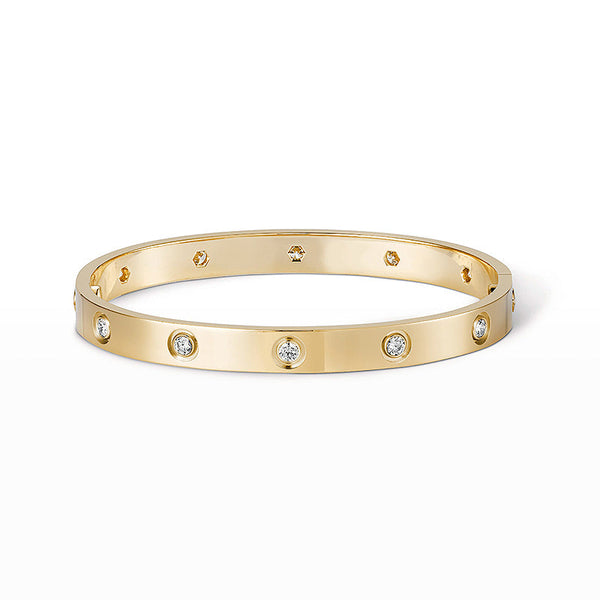 <CHIBA>LOVE BRACELET 6.1MM 10 DIAMONDS