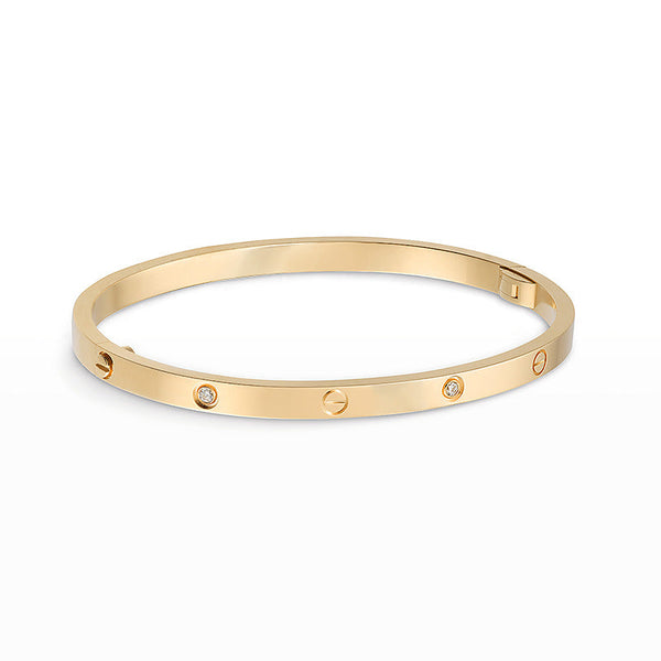 <CHIBA>LOVE BRACELET 3.65MM 6 DIAMONDS