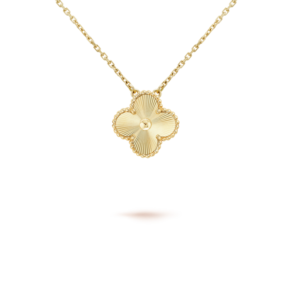 <CHIBA>CLOVER 15MM LASER NECKLACE