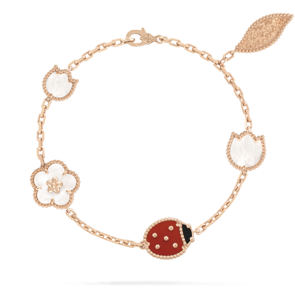 <CHIBA>LUCKY SPRING 5 MOTIF BRACELET