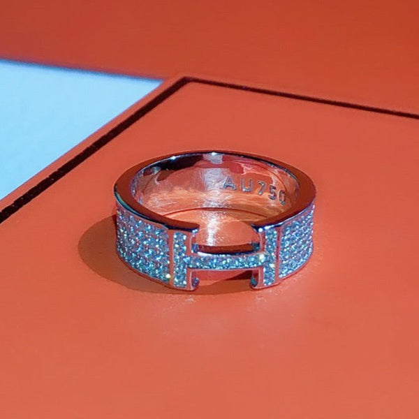 <CHIBA>H RING FULL DIAMOND