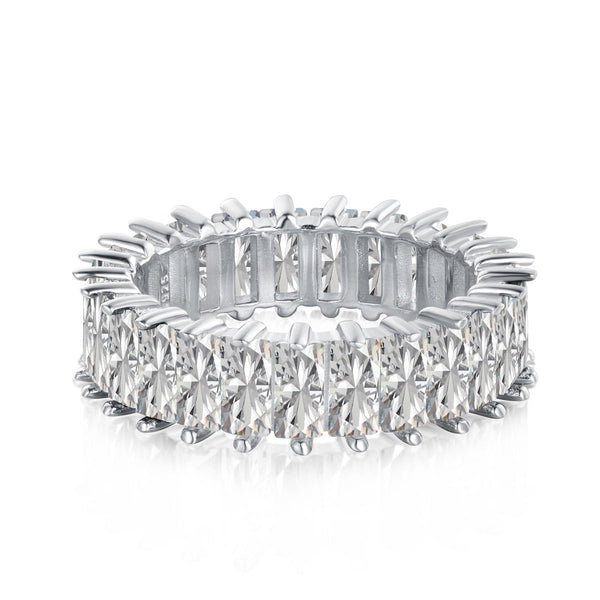 <CHIBA>Unique Colorful Radiant Cut RIng