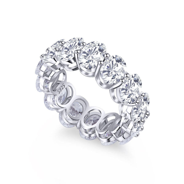 <CHIBA>Dainty Elongated Cushion Cut Tennis Ring