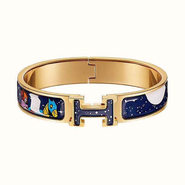 <CHIBA>H STAR AND MOON BRACELET 12MM