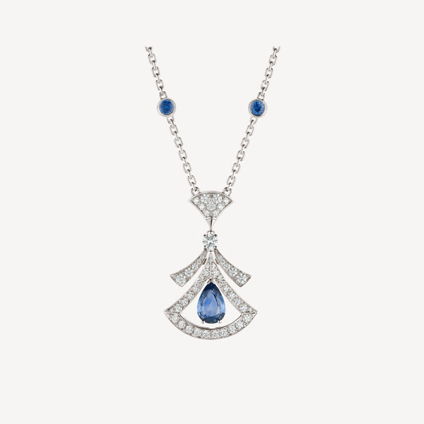 <CHIBA>DREAM NECKLACE AGATE DIAMOND SILVER