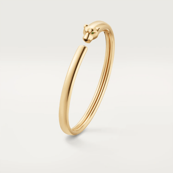 <CHIBA>PANTHERE GOLD OPEN BRACELET