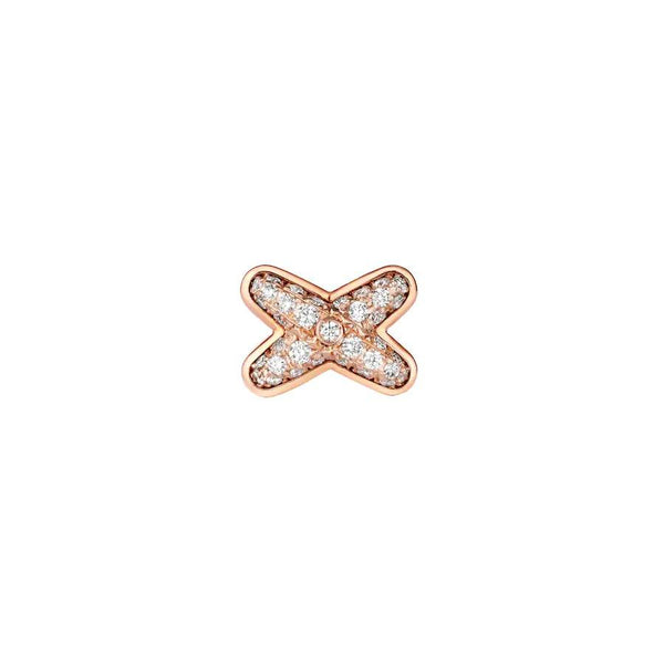 <CHIBA>JEUX DE PINK GOLD DIAMOND EARRINGS