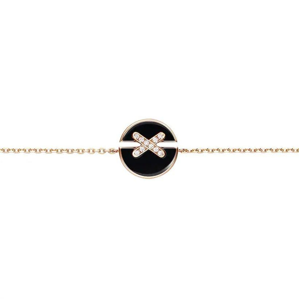 <CHIBA>JEUX DE BRACELET ONYX PINK GOLD DIAMOND